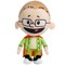 Mighty Mojo Brad Scott Meltzer Plush Doll 10In Xavier Riddle Pbs Kids Toy